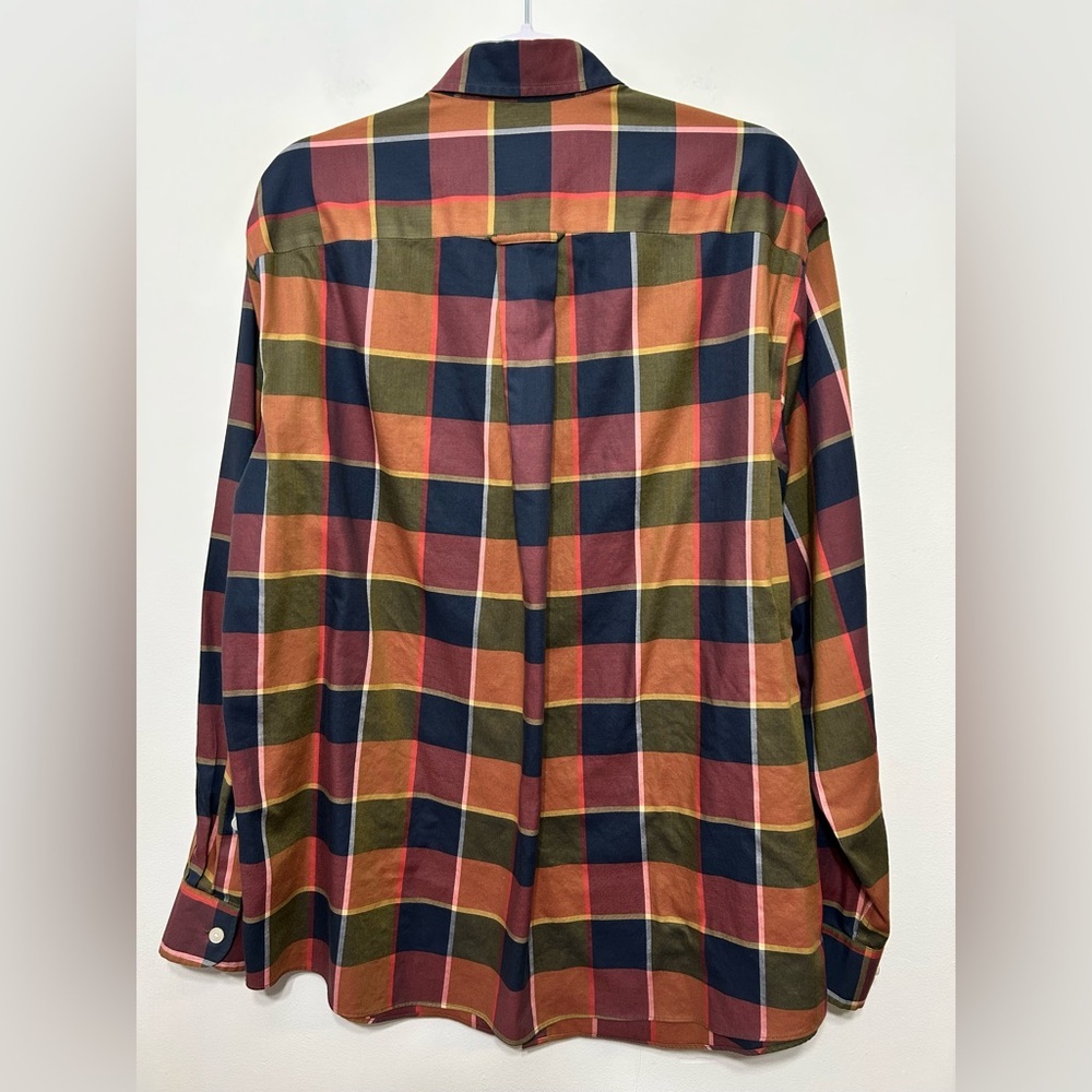 Orvis Wrinkle Free Classic Fit Tartan Plaid Button Down Shirt Mens Size Large - Picture 5 of 9